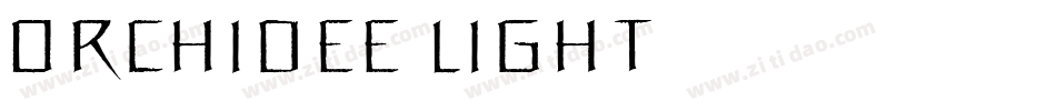Orchidee Light字体转换